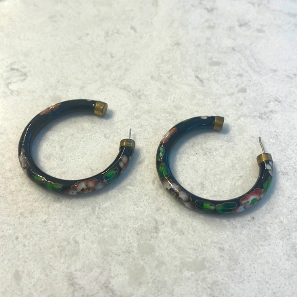 Costume jewelry, hoop, earrings